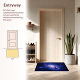 Futuristic Stellar Graphic Arrangement(Blue)