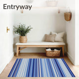 Elegant Striped for Spaces with Accents(Blue)