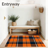 Countryside Tartan Rustic Decorative(Orange)
