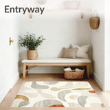 Harmony Hues Area Cream & Beige Non Shedding Accent(Beige)