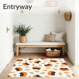 Inspired Abstract Animal Print with Contours(Orange)