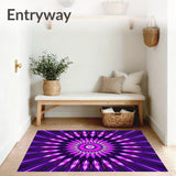 Kaleidoscope Starburst Radial Design(Purple)