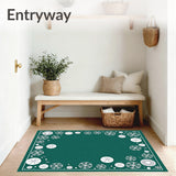 Enchanted Winter Ocean Treasures Design with Sparkling Details(Green)