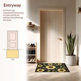 Dynamic Sunflower Graphic(Black)