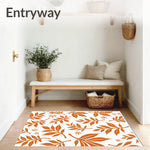 Autumn Leaf Mosaic Tapestry Foliage Pathway (Orange) - ODIKA