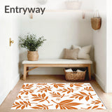 Autumn Leaf Mosaic Tapestry Foliage Pathway (Orange) - ODIKA