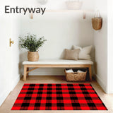 Classic Checkered Heritage Plaid Interlocking Design(Red)