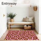 Harvest Moon Safari Expedition Spotted Design Floor Covering(Brown)