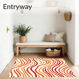 Amber Wave Decorative Accent(Orange)