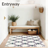 Traditional Weathered Honeycomb Mosaic Tracery(Purple)