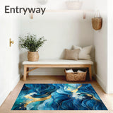 Gilded Ocean All Weather Non Shedding Deck(Blue)