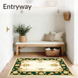 Ornate Floral Motif Area for Home Entry(Gold)
