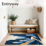 Geode Harmony Dark Blue Beige Crystal Geometric(Blue)