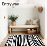 Contemporary Horizontal Band with Bold Contrast(Black)