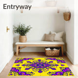 Mystic Paisley Bohemian Vibrant Decorative Statement (Yellow)