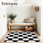 Modern Checkerboard with Art Touches (Black) - ODIKA