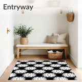 Modern Checkerboard with Art Touches (Black) - ODIKA