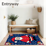 Whimsical North Pole Visitor Magical Winter Wonderland(Red)