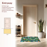 Ultra Soft Area Rug, Non Slip, Stain Resistant, Washable Area Rugs for Living Room, Bedroom, Educational Road Traffic Playmat(Gray)