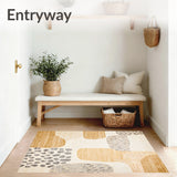 Charming Beige Abstract Animal Inspired Design(Beige)