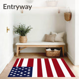 American Flag Area Rug(Red)