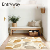 Low Profile with Abstract Leaf for Sink Areas(Beige)