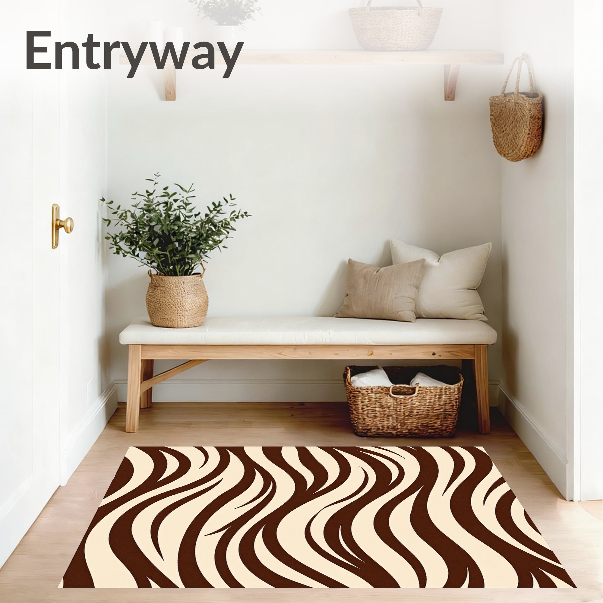 Dreamscape Rippled Abstract Waves (Brown) - ODIKA