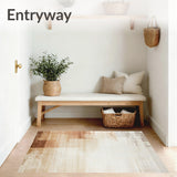 Natural Faded Area Earth Tone Indoor Elegant Non Slip(Beige)