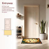 Elegant Monochrome Floral Arrangement(Yellow)