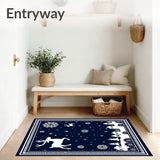 Joyful Winter Wonderland Magical Yuletide Celebration(Blue)