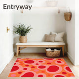 Abstract Animal Inspired Design With Warm And Coral Accents(Orange)