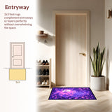 Delicate Nature Inspired Decorative Design(Purple)