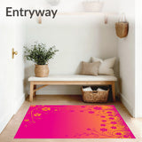 Elegant Blossom Cascade Whimsical Enchanted Garden Dreamscape (Pink)