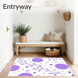 Floral Blossom Meadow Spring Garden Enchanted Wonderland(Purple)