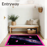 Astronomical Journey Milky Way Exploration Heavenly Discovery (Pink)