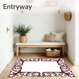 Elegant Spiral Motif Featuring Layered Crimson Hues (Brown)