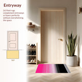 Distinctive Striped Visual(Pink)