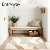 Beige Geometric Wave(Beige)