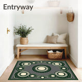 Whimsical Woodland Fairy Ring with Mushroom Accents(Green)