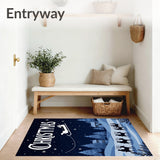 Enchanted December Night Sleigh Journey Decoration(Blue)