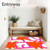 Contemporary Buffalo With Strong Contrasting Panels(Orange)