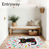Festive Cat with Twinkling Bulb and Playful Details(Black)