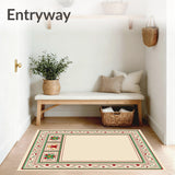 Enchanted Holiday Bell Tower Half Round Floor Covering(Beige)