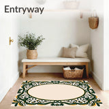 Enchanted Forest Canopy with Lattice Vine Scrolls(Ivory)