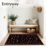 Contemporary Dark Themed Entrance Decor(Black)