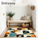 Boho Record Vinyl Album with Geometric Accents(Black)