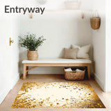 Goldenrod Field Bloom Warm Beige Brown Tones(Beige)