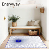 Supernova Burst Interlocking Design Featuring Radiant Constellation Details (Blue)