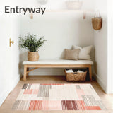 Kitchen Runner Non Slip Striped Beige(Beige)