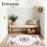 Botanical Leaf Arrangement with Nature Inspired Artistry (Red)